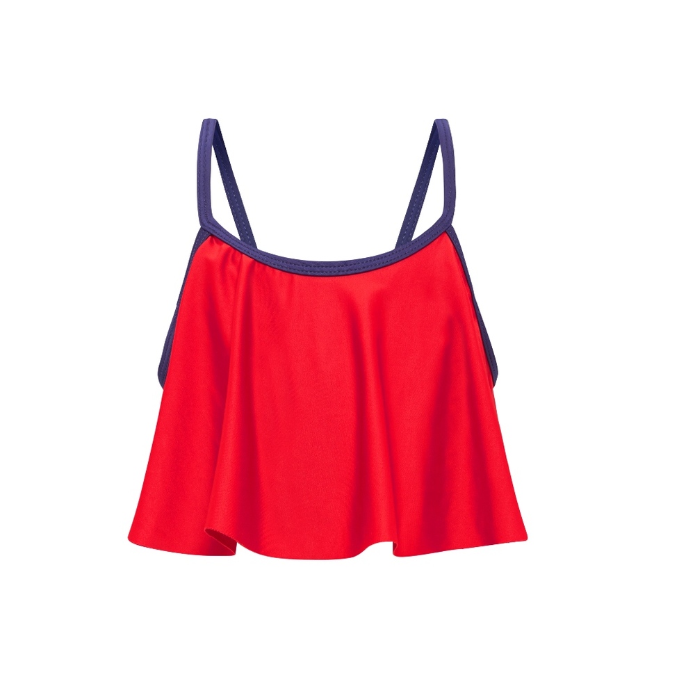 Girl's Poppy Frill Bikini Top